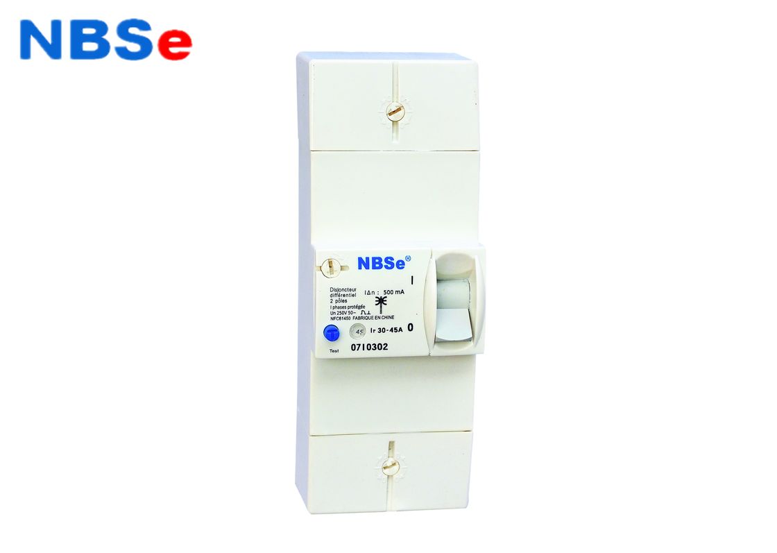 DDC 2P Differential RCBO Breaker Fireproof Shell With Anti Stealing Function